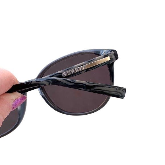 NWOT Esprit • Marbled Black & Gray Sunglasses - Picture 9 of 12
